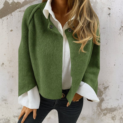 MIRELLA | ELEGANT DRAPED CARDIGAN
