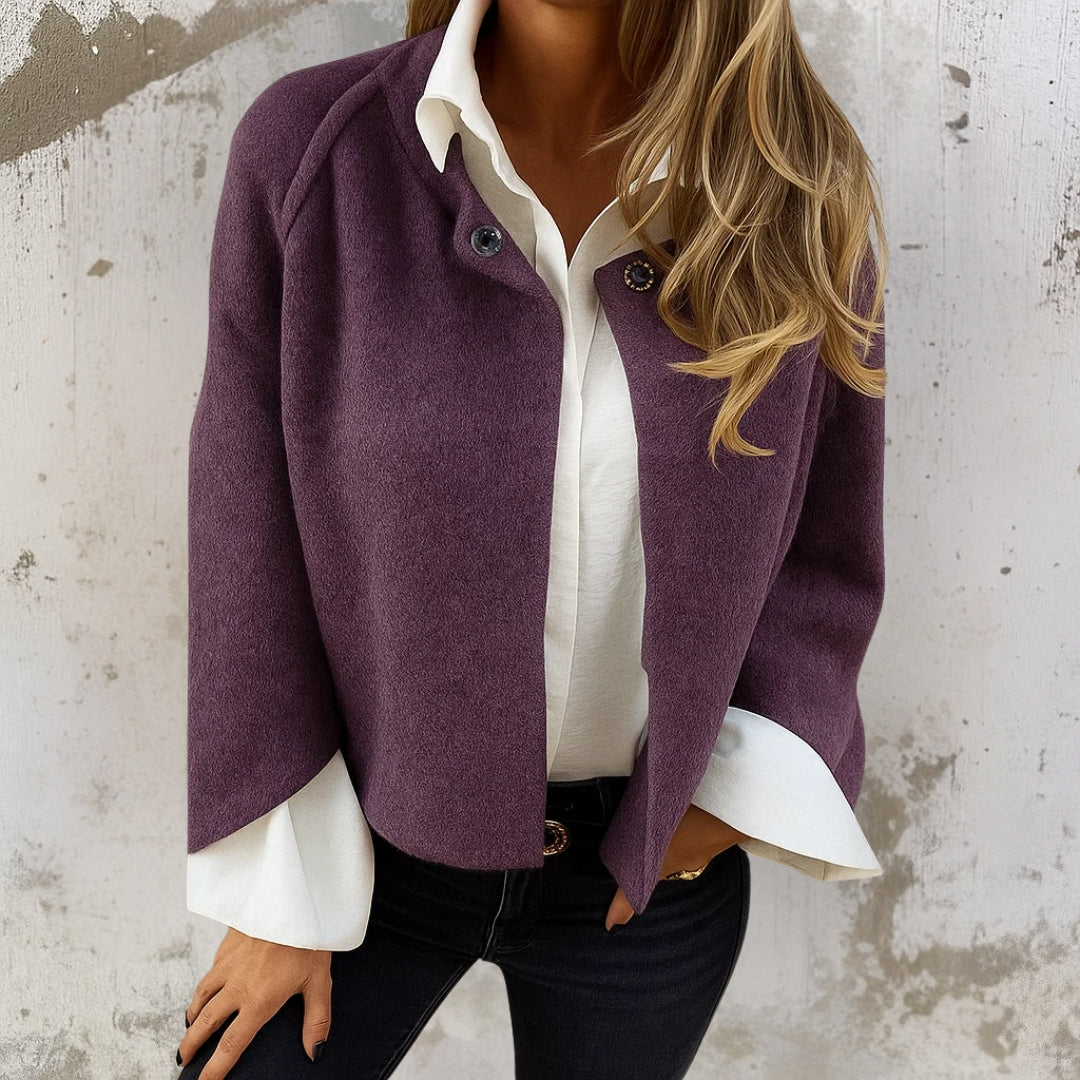 MIRELLA | ELEGANT DRAPED CARDIGAN