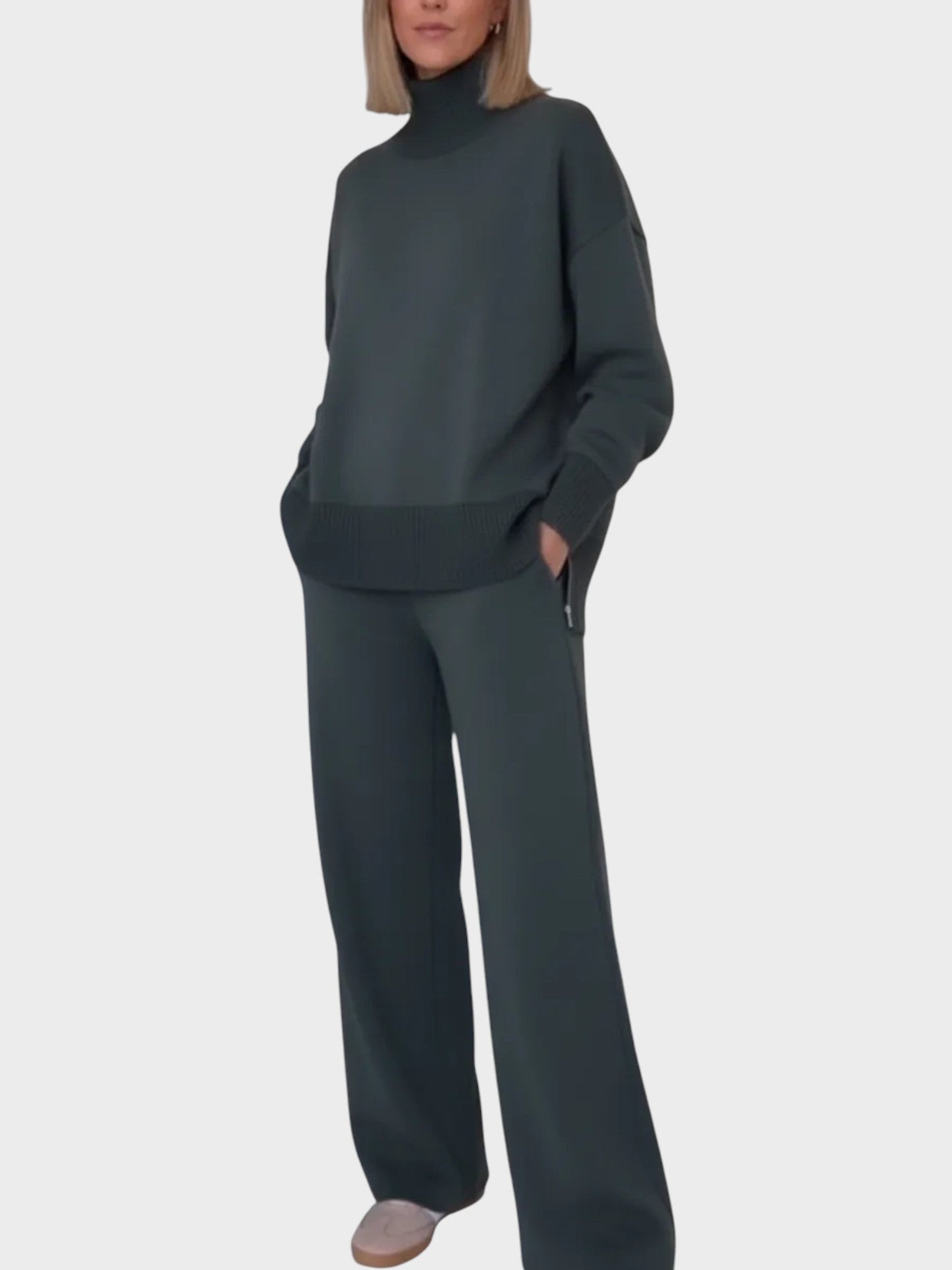 MATILDA | TOP STRAIGHT PANTS TWO-PIECE SET