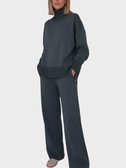MATILDA | TOP STRAIGHT PANTS TWO-PIECE SET