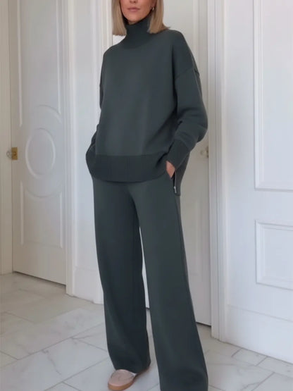 MATILDA | TOP STRAIGHT PANTS TWO-PIECE SET