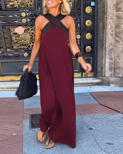 MIRANDA | CROSSOVER CUT DRESS