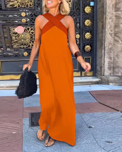 MIRANDA | CROSSOVER CUT DRESS