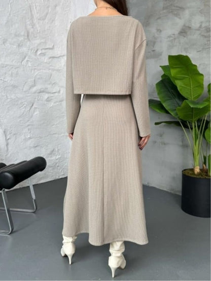 BETHANY | TWO-PIECE SET SWEATER AND DRESS